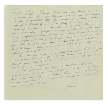 NIN, ANAÏS. Group of 8 items, each Signed, Anaïs or in full, to editor William Kozlenko: Two Typescripts * 4 Autograph Letters * Two